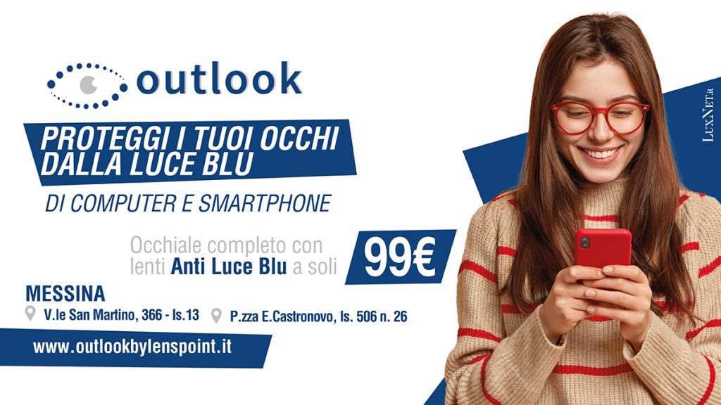 Proteggi i tuoi occhi dalla luce blu con gli occhiali Anti Luce Blu Outlook